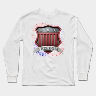 U.S.A. Shield Long Sleeve T-Shirt